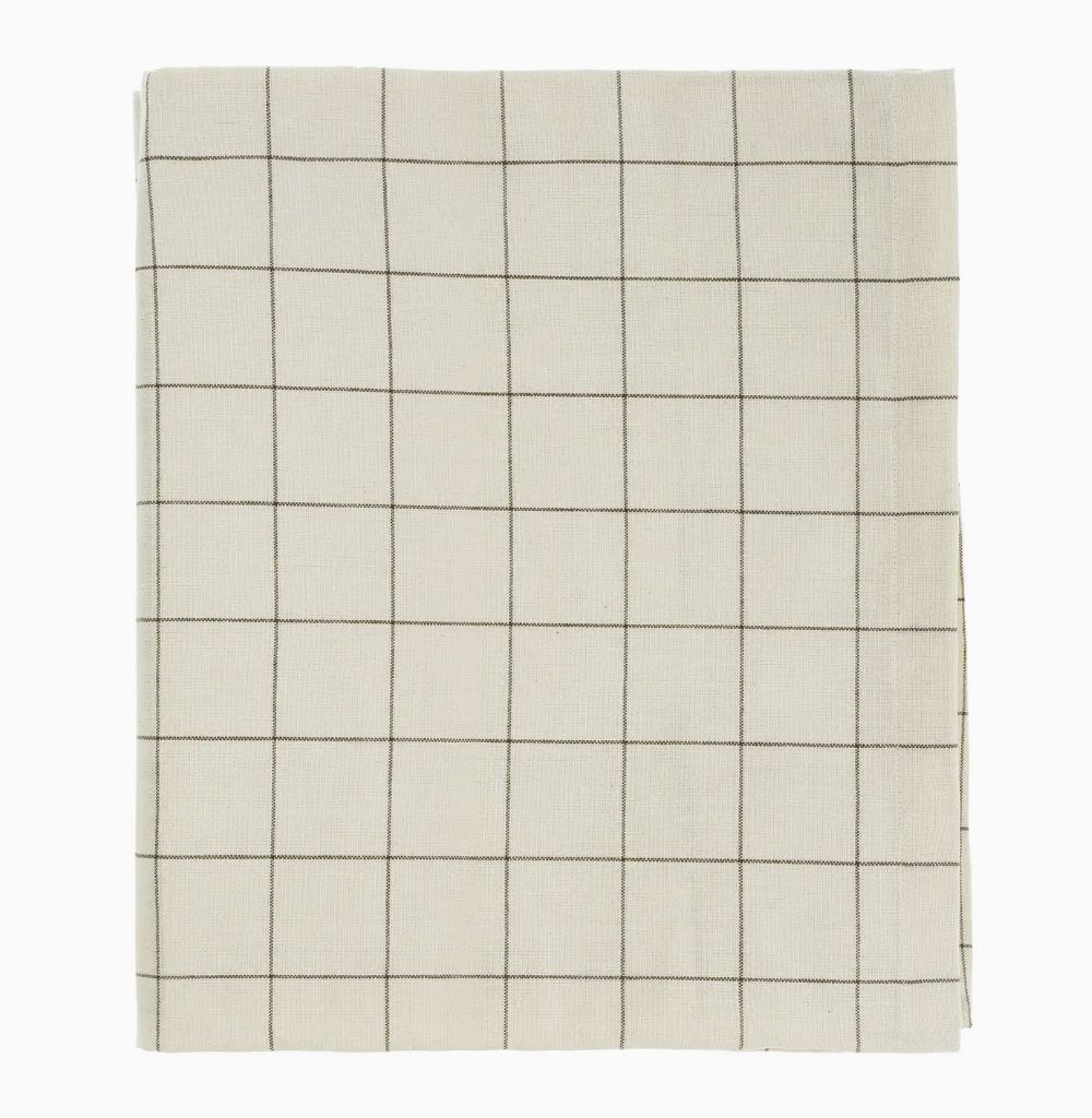 Window Pane Check Tablecloth