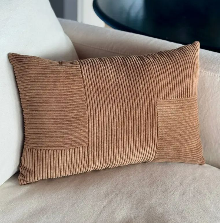 Camel Corduroy Pillow