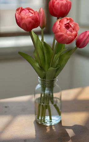 Real Touch Rose Garden Peony Bundle | Rose