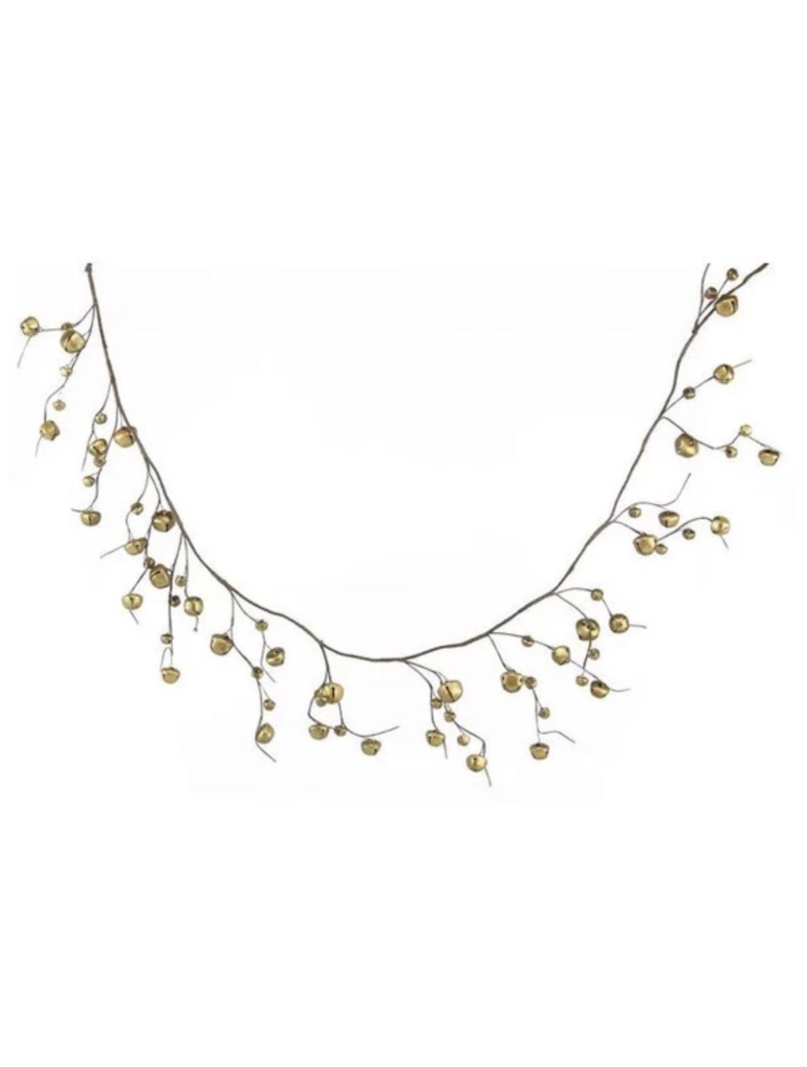 Antique Gold Jingle Bell Garland