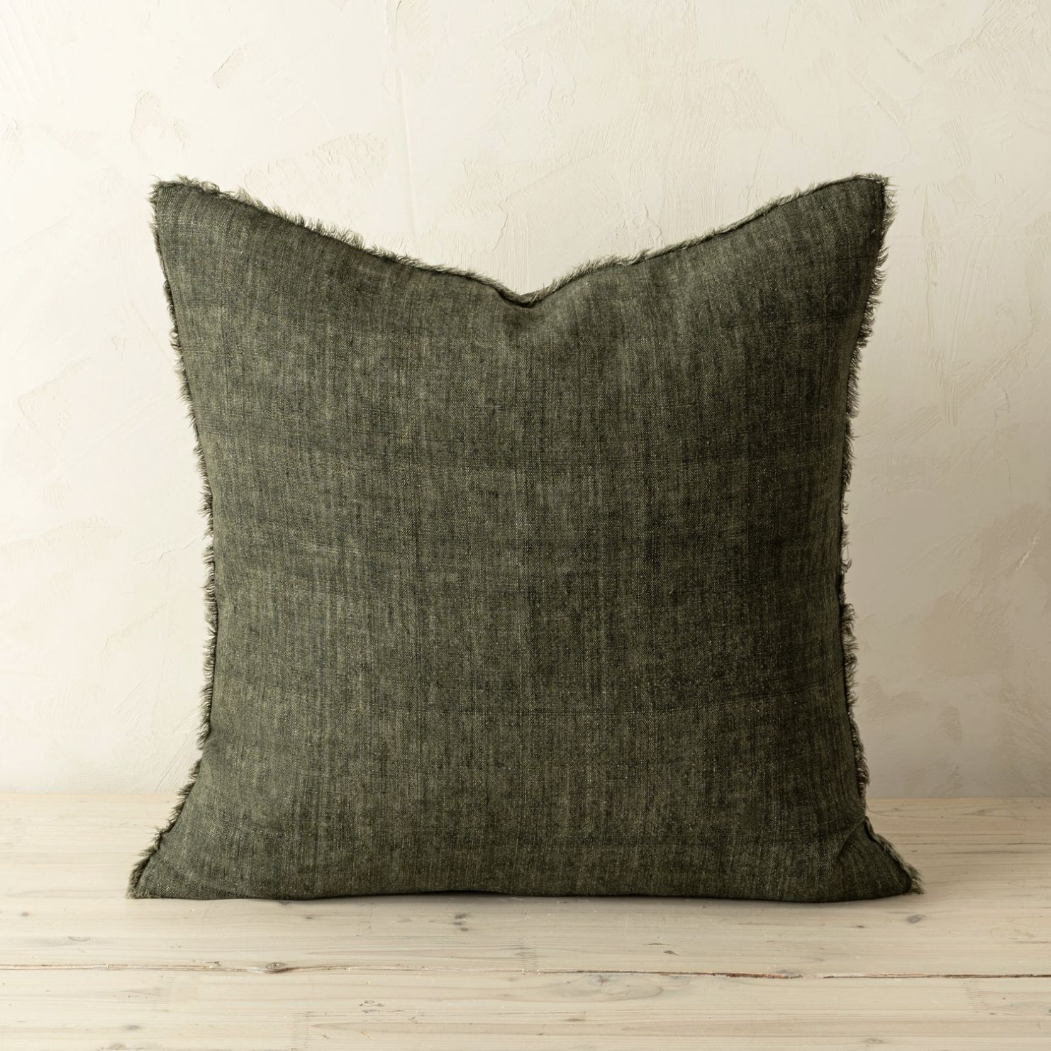 Lina Linen Pillow | 20&quot; Avocado