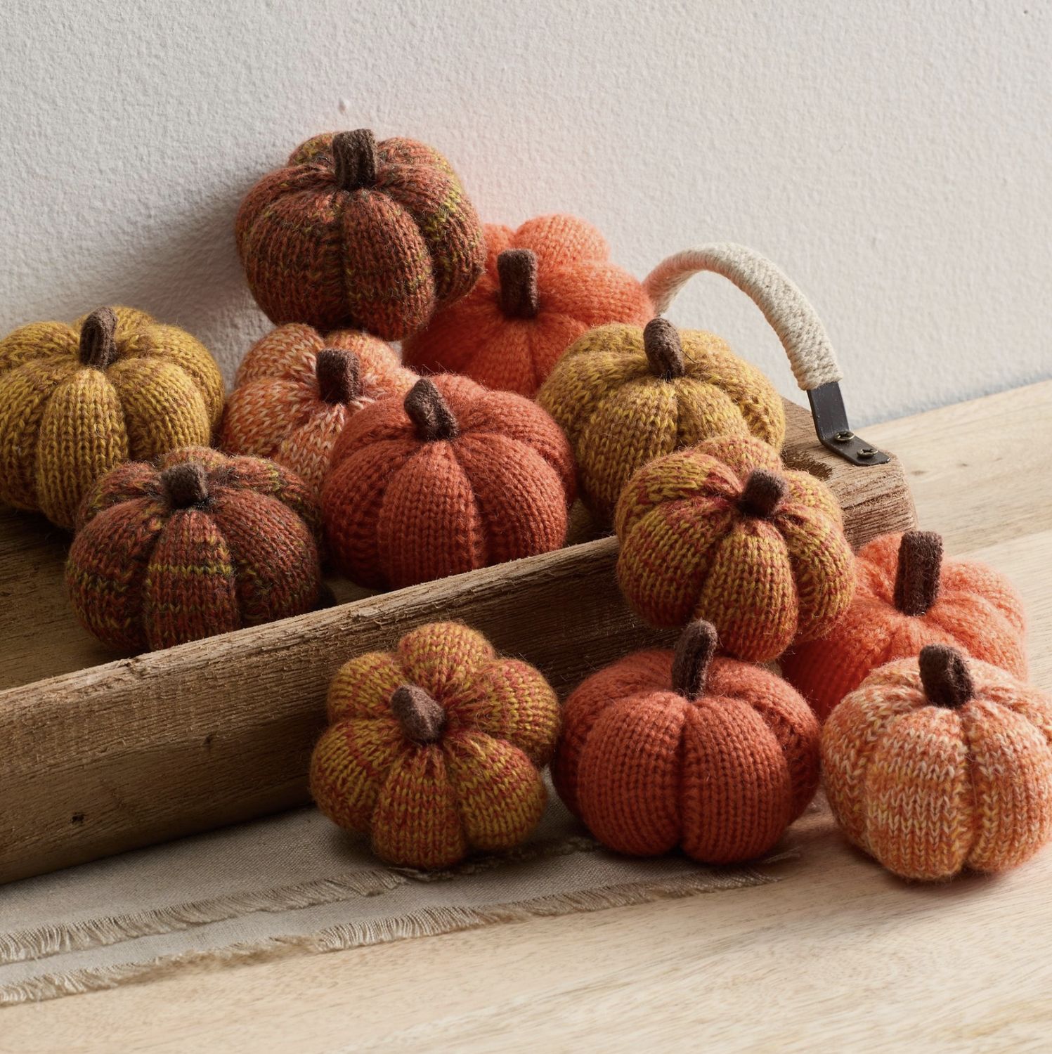 Knit Pumpkin | Sunset