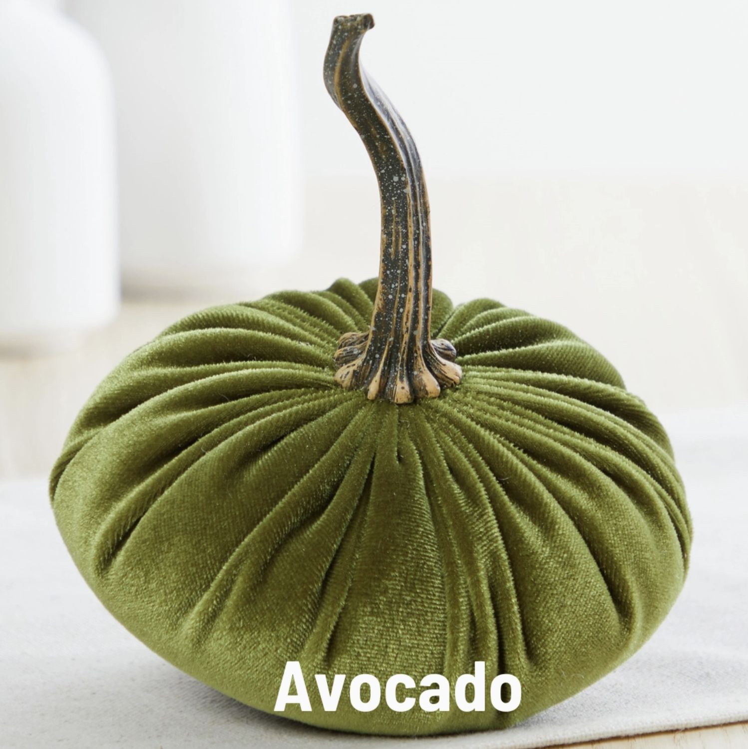 Velvet Pumpkin | Avocado, Size: Small