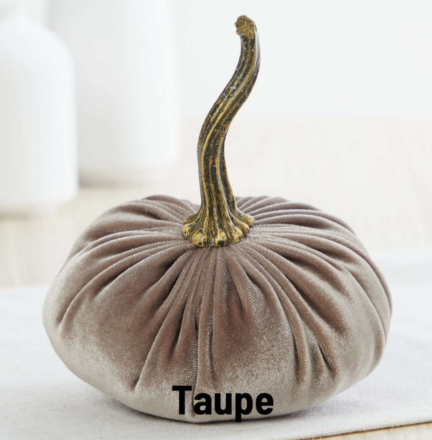 Velvet Pumpkin | Taupe