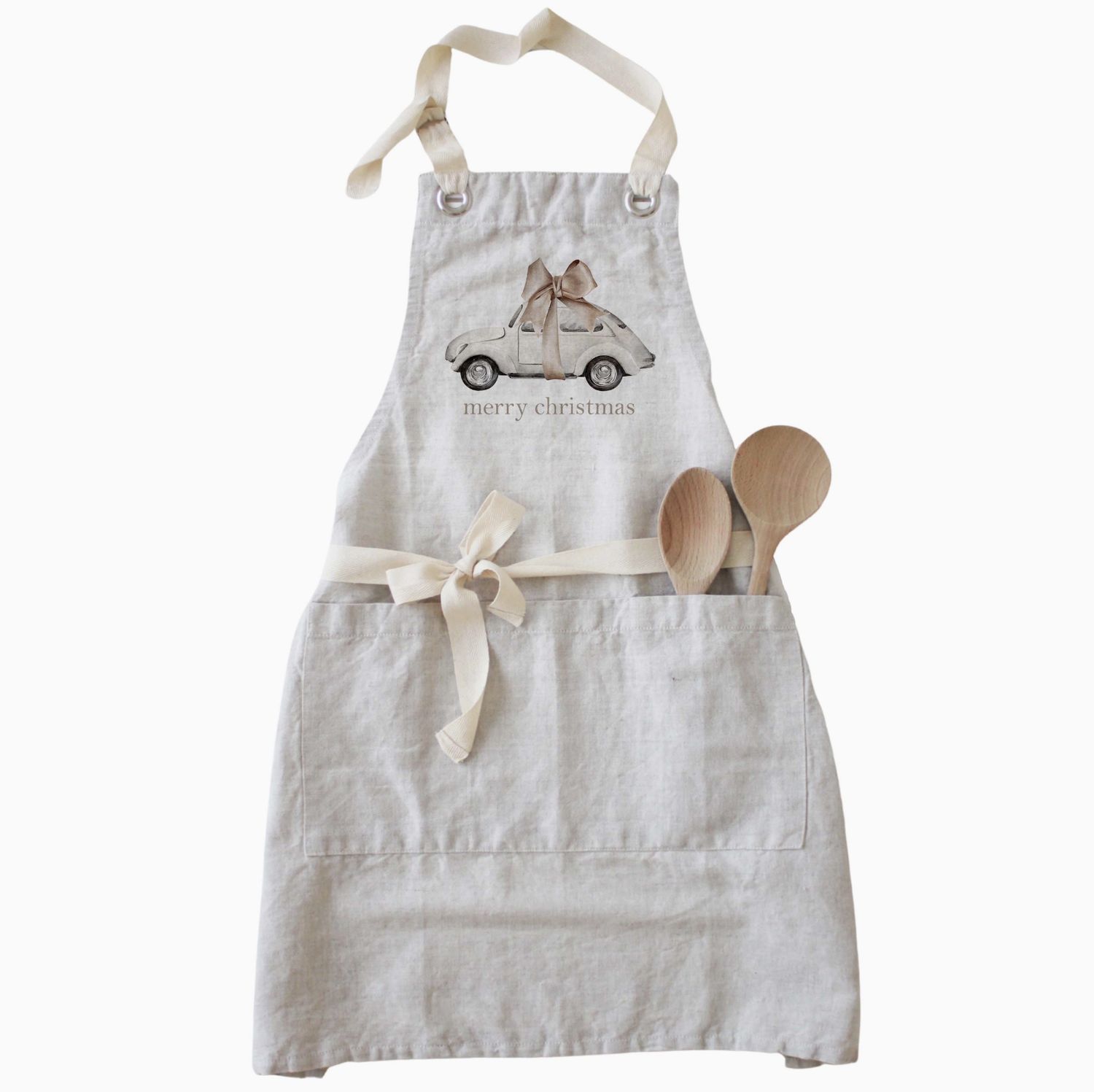 Merry Christmas Bug Apron