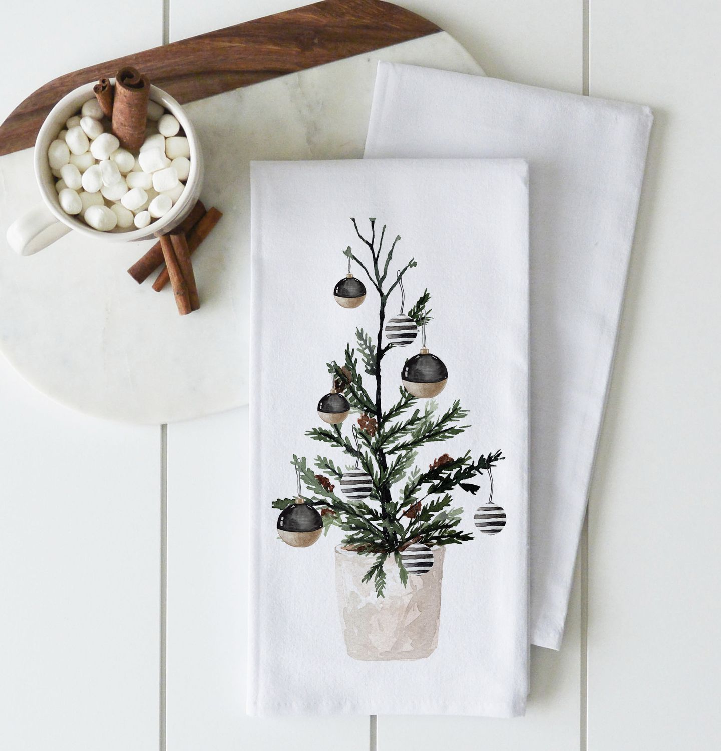Natural Tree Tea Towel