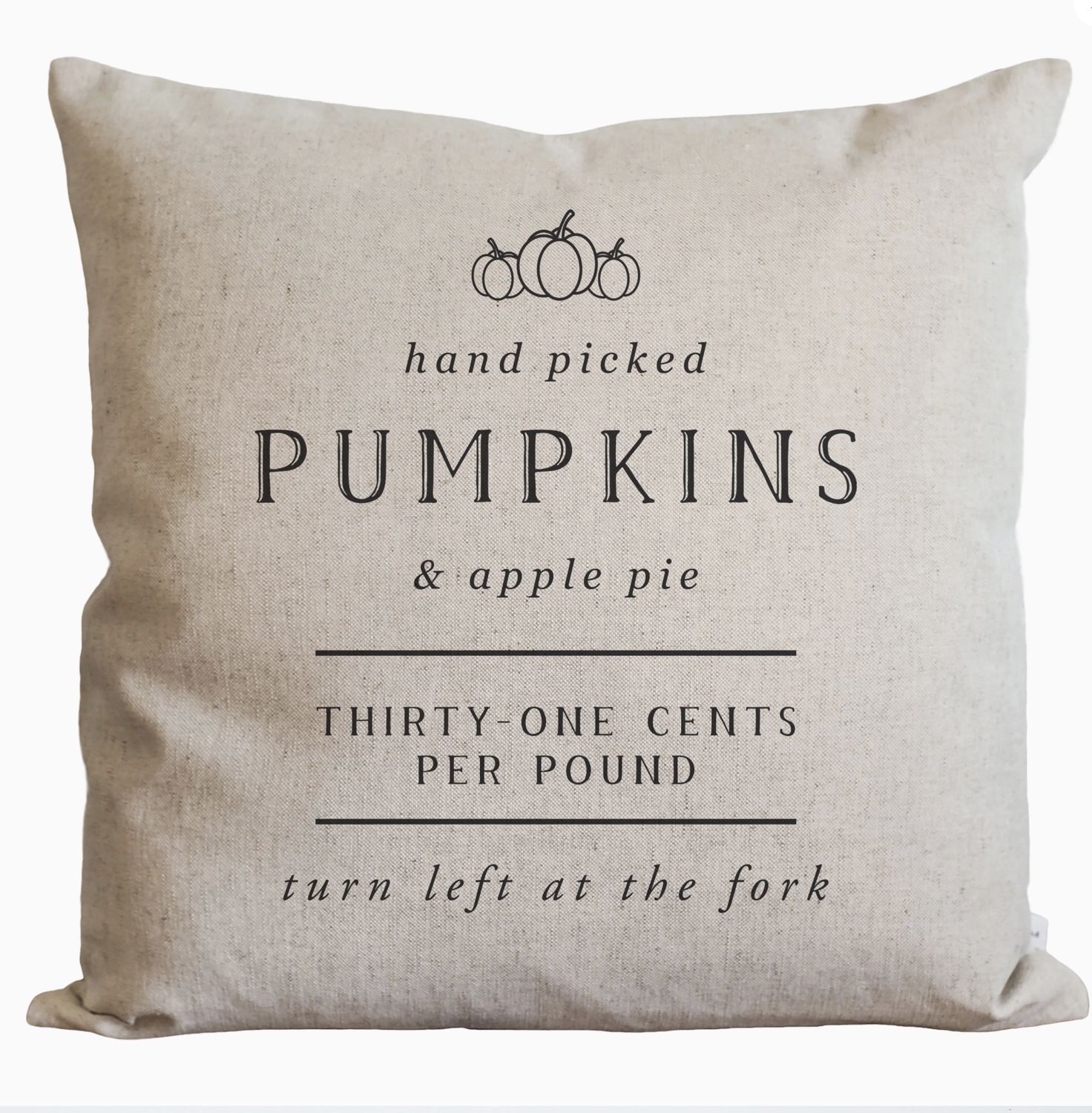 Pumpkin &amp; Apple Pie Pillow