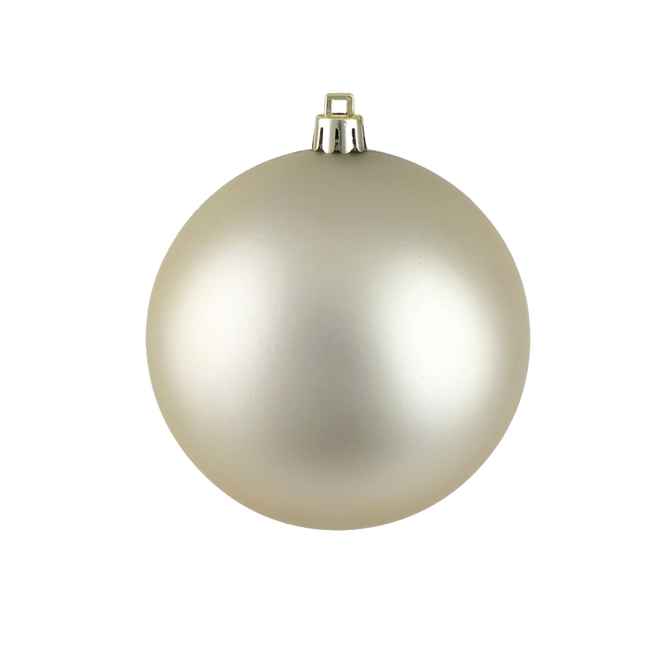 Matte Champagne Ornament | 3.5&quot;