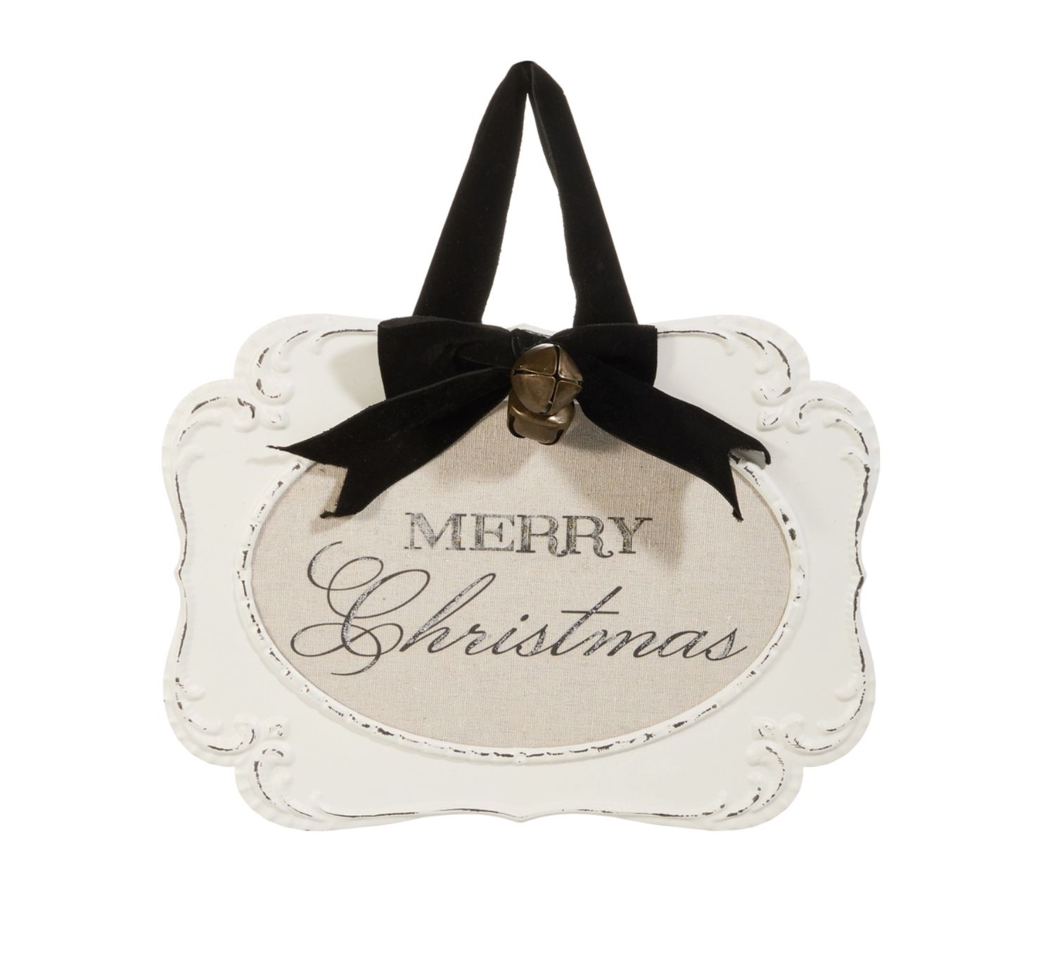 Merry Christmas Embossed Framed Wall Art