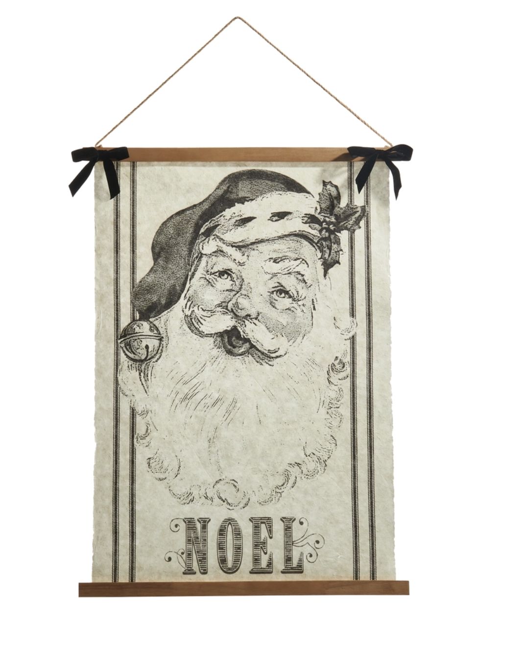 Vintage Santa Gazette Hanging Tapestry