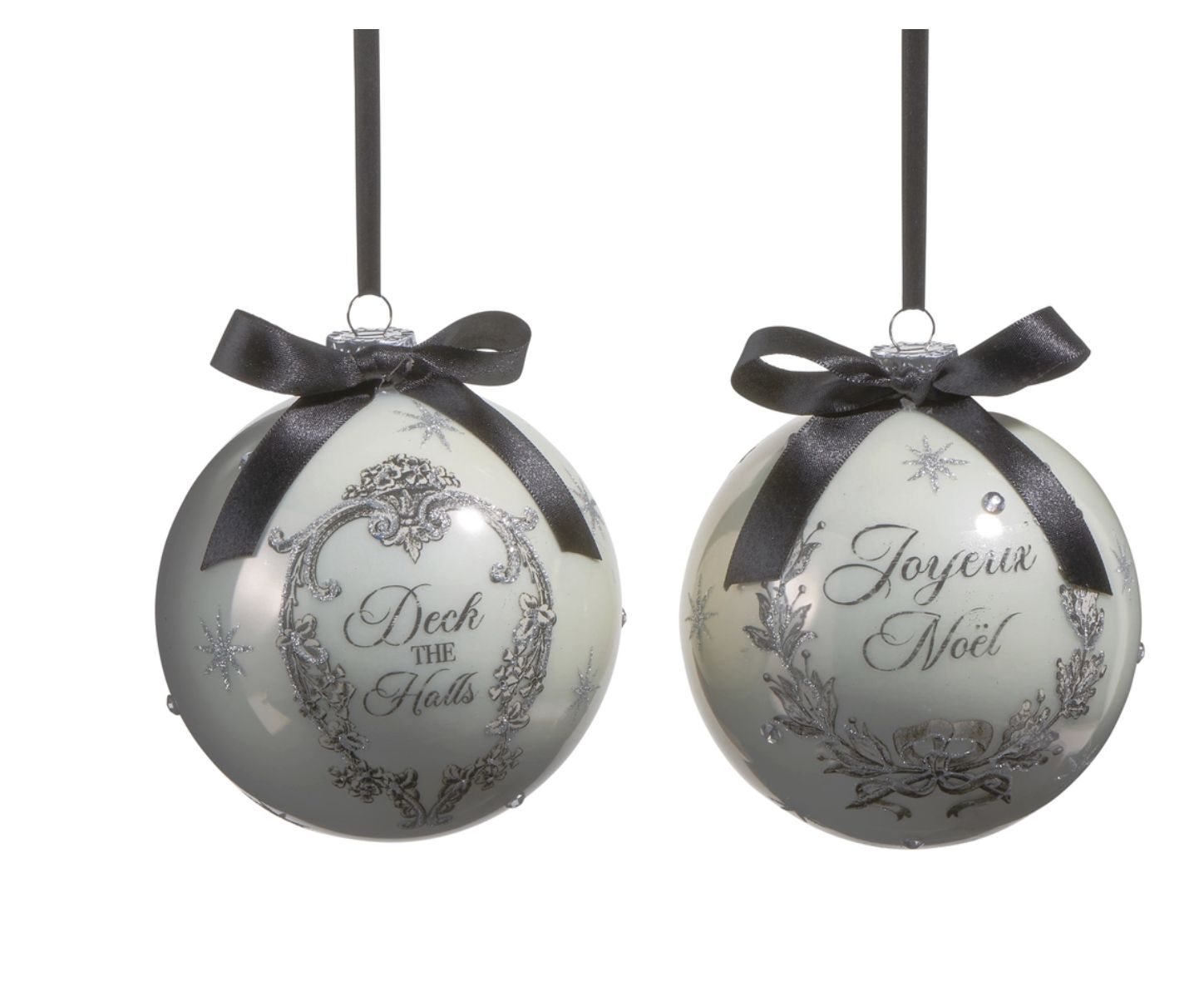 French Holiday Ball Ornament