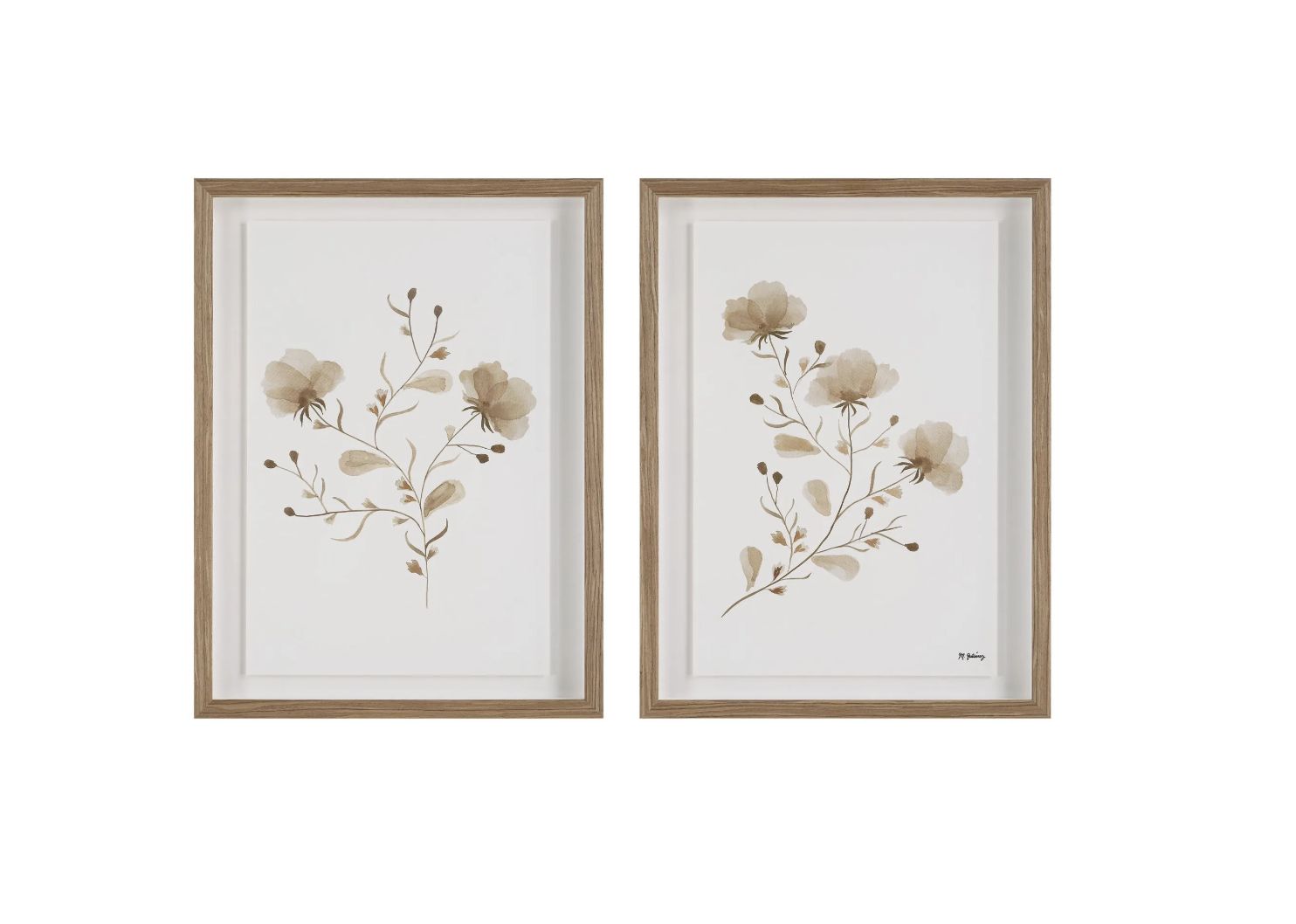 Tan Flower Art