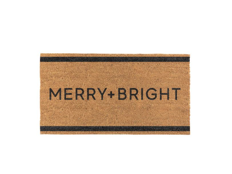 Merry + Bright Coir Door Mat