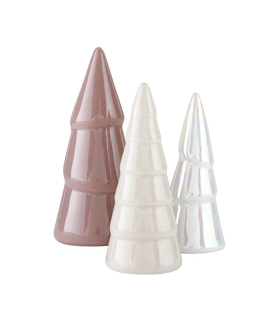 Blush Ceramic Tree | Set of 3