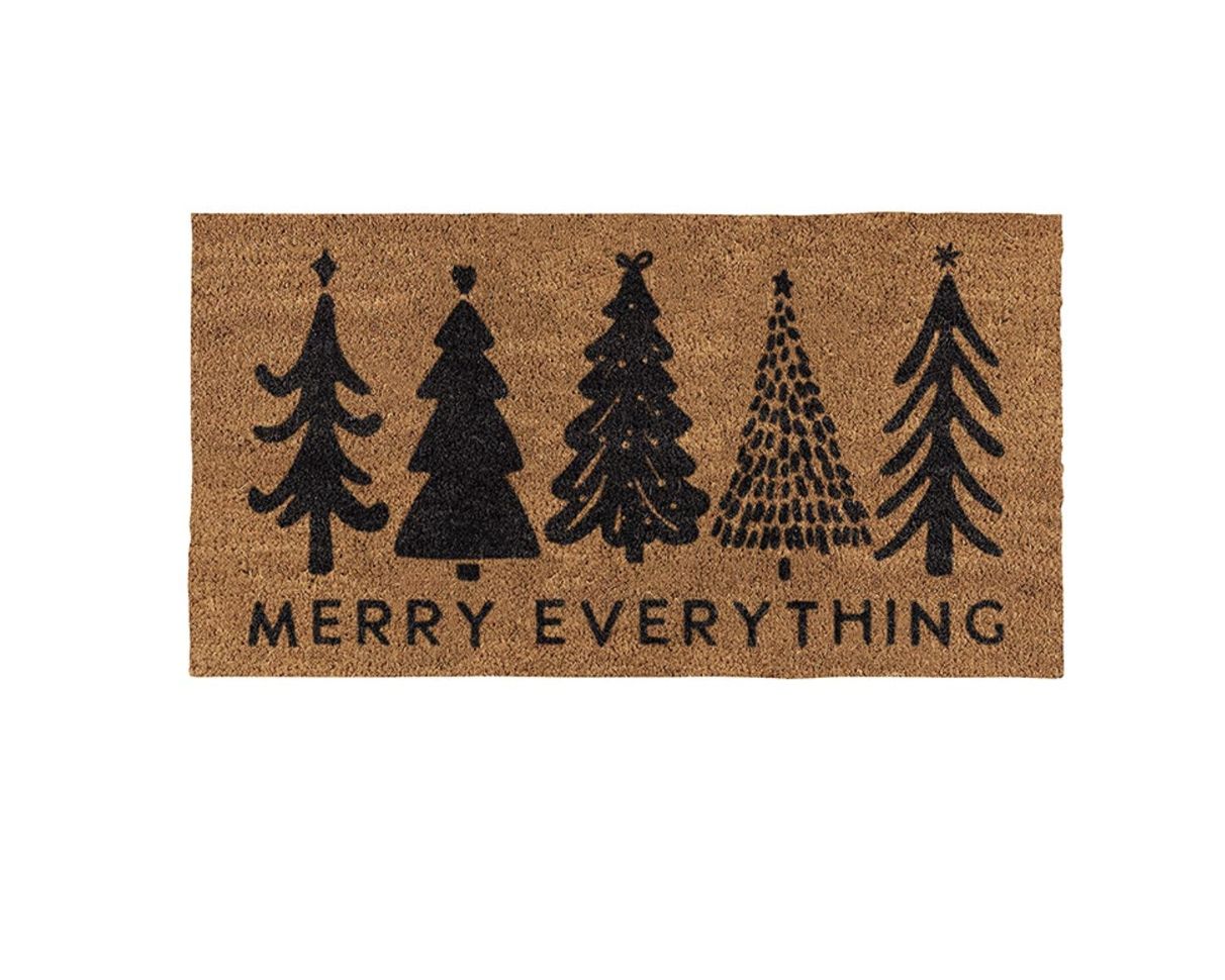 Merry Everything Coir Door Mat
