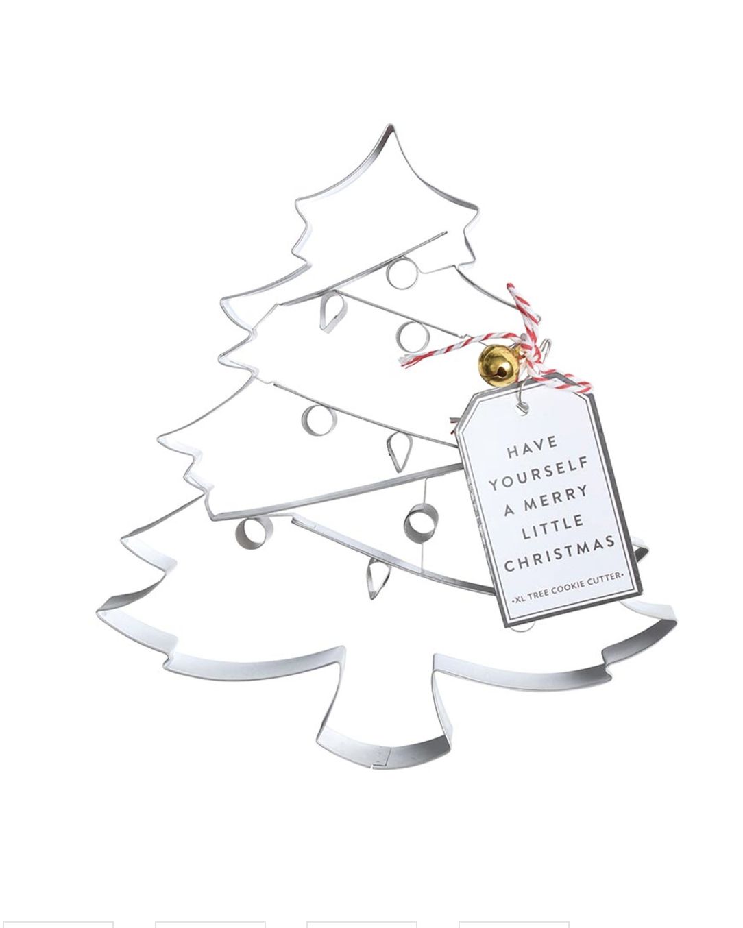 Silver XL Tree Cookie Cutter
