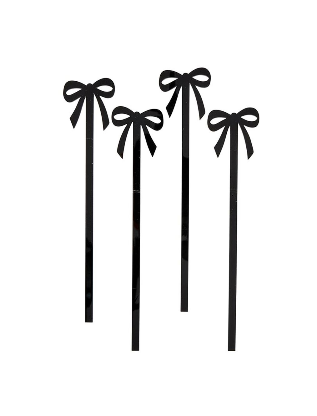 Bow Stir Sticks | Set of 4