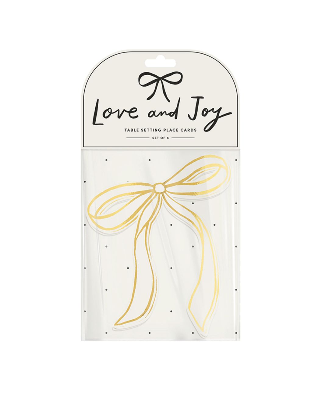 Ivory Table Setting Place Cards | Set of 8