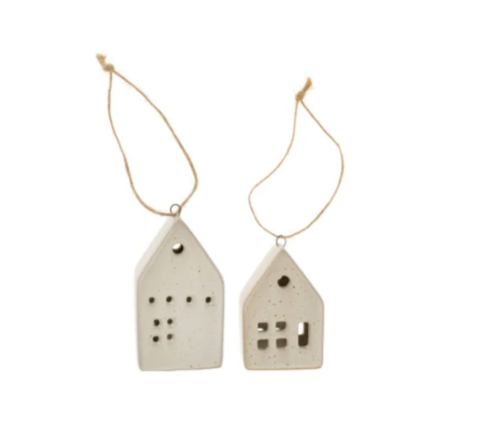 Ceramic House Ornament | 2 Sizes