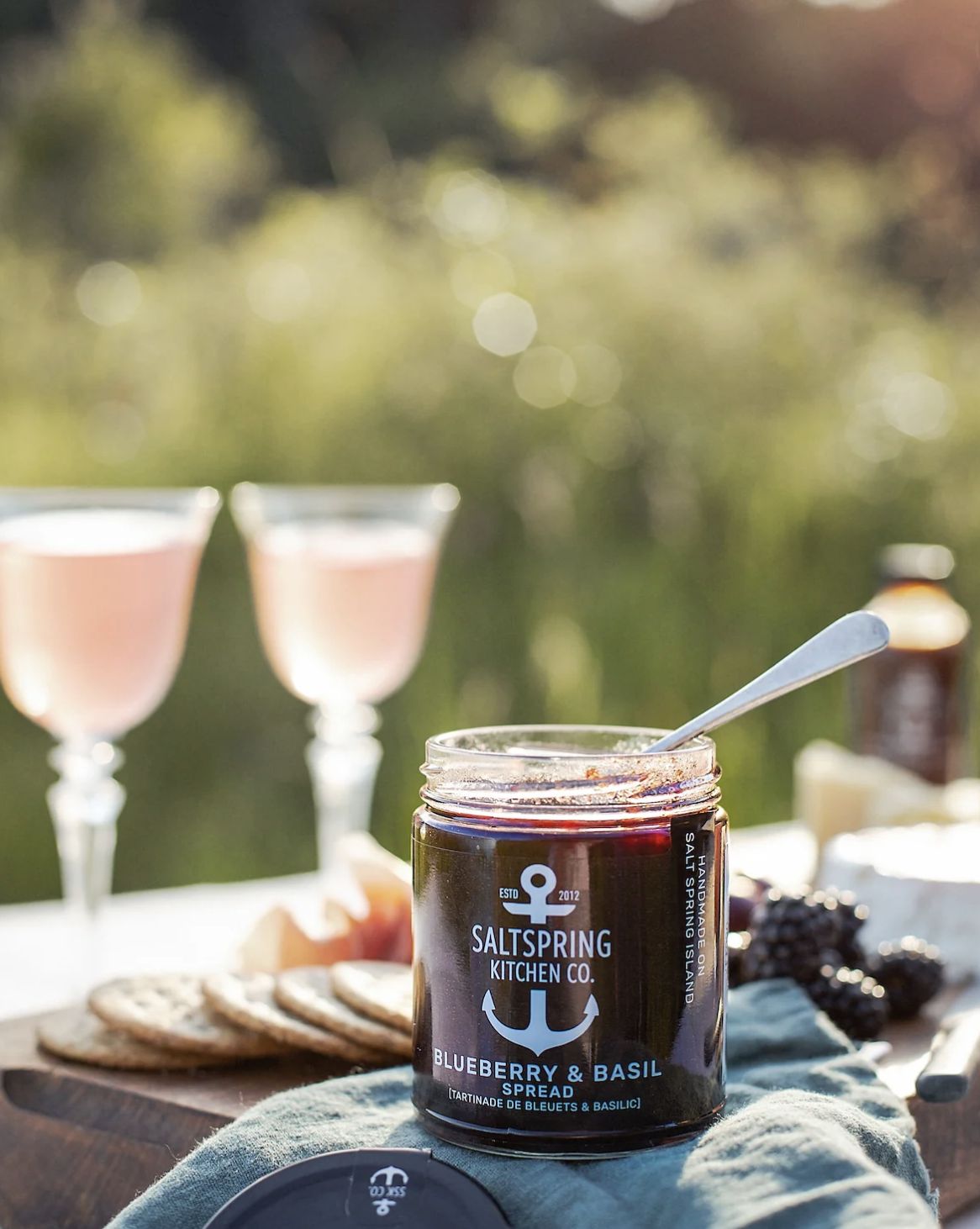 SaltSpring Blueberry &amp; Basil Spread