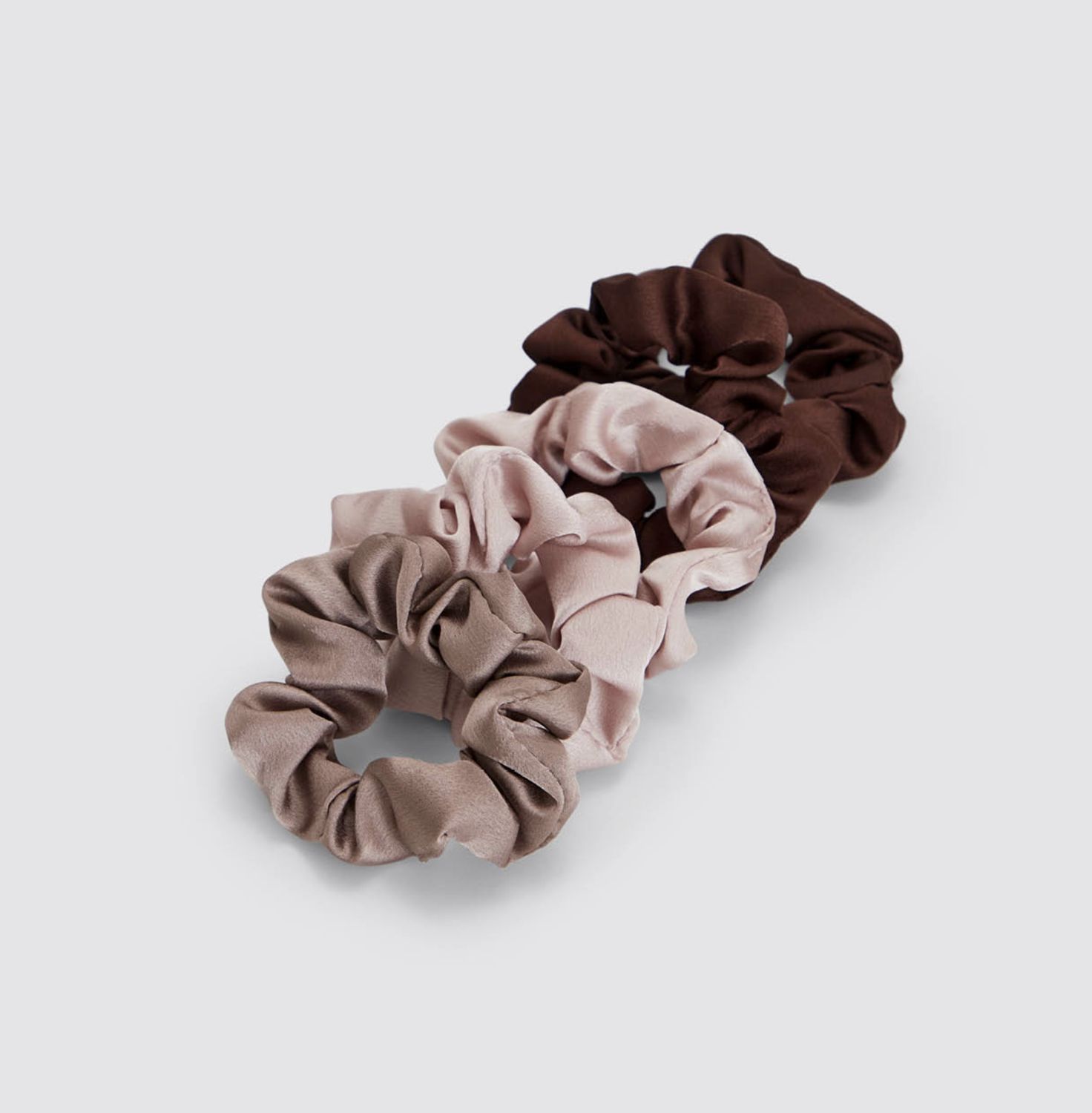 Satin Sleep Scrunchies 5pc | Cameo