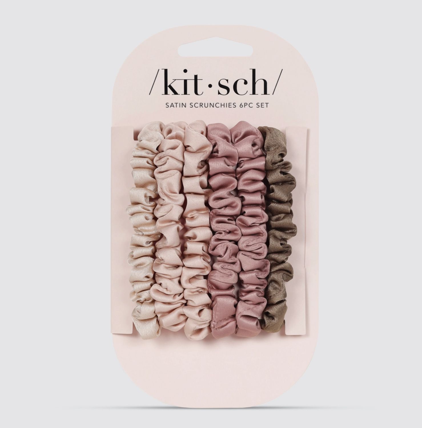 Petite Satin Scrunchies  | Terracotta