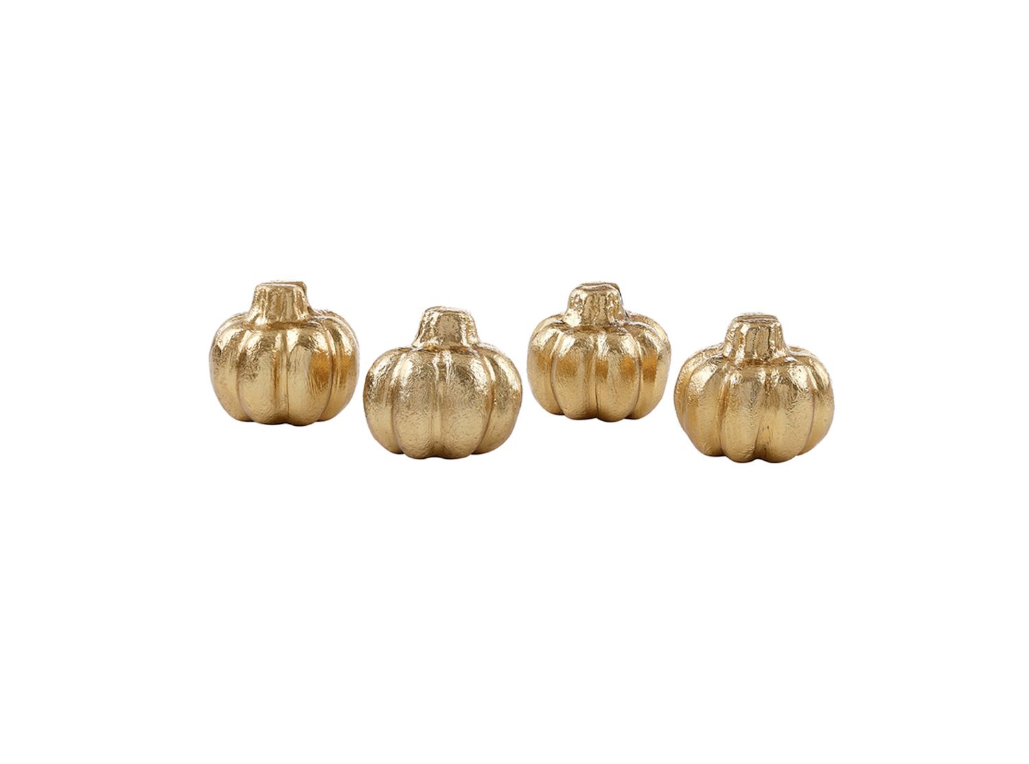 Gold Pumpkin Place Card Holders