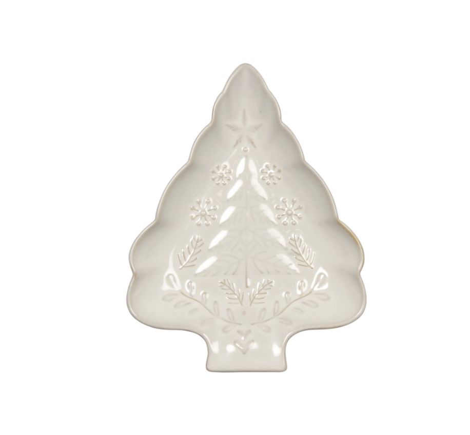 Soft Snowflake Shape Tree Dish