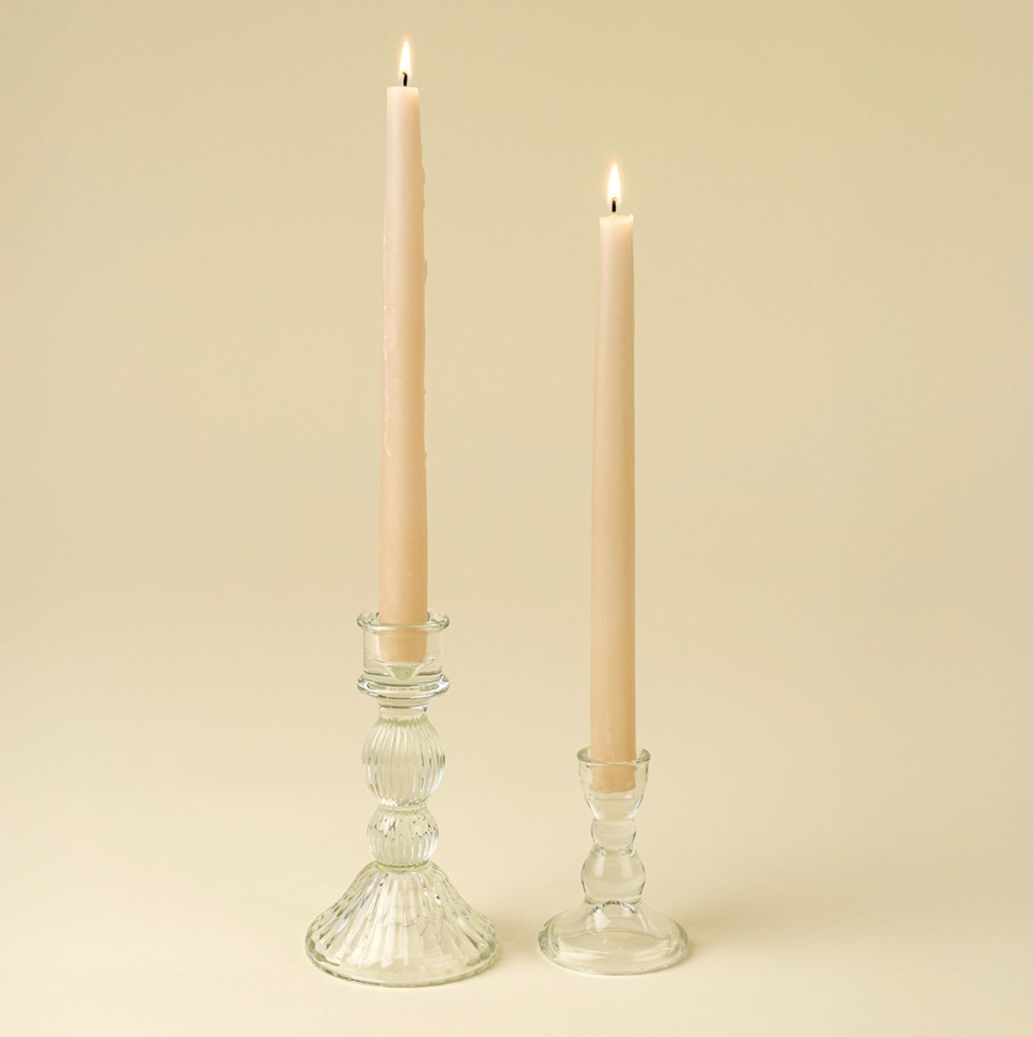 Clear Callista Candleholder | 2 sizes, Size: Small