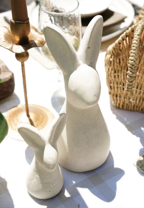 White Bunny Decoration | 2 Sizes, Size: Small