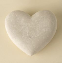 White Heart Decorations | 2 Sizes