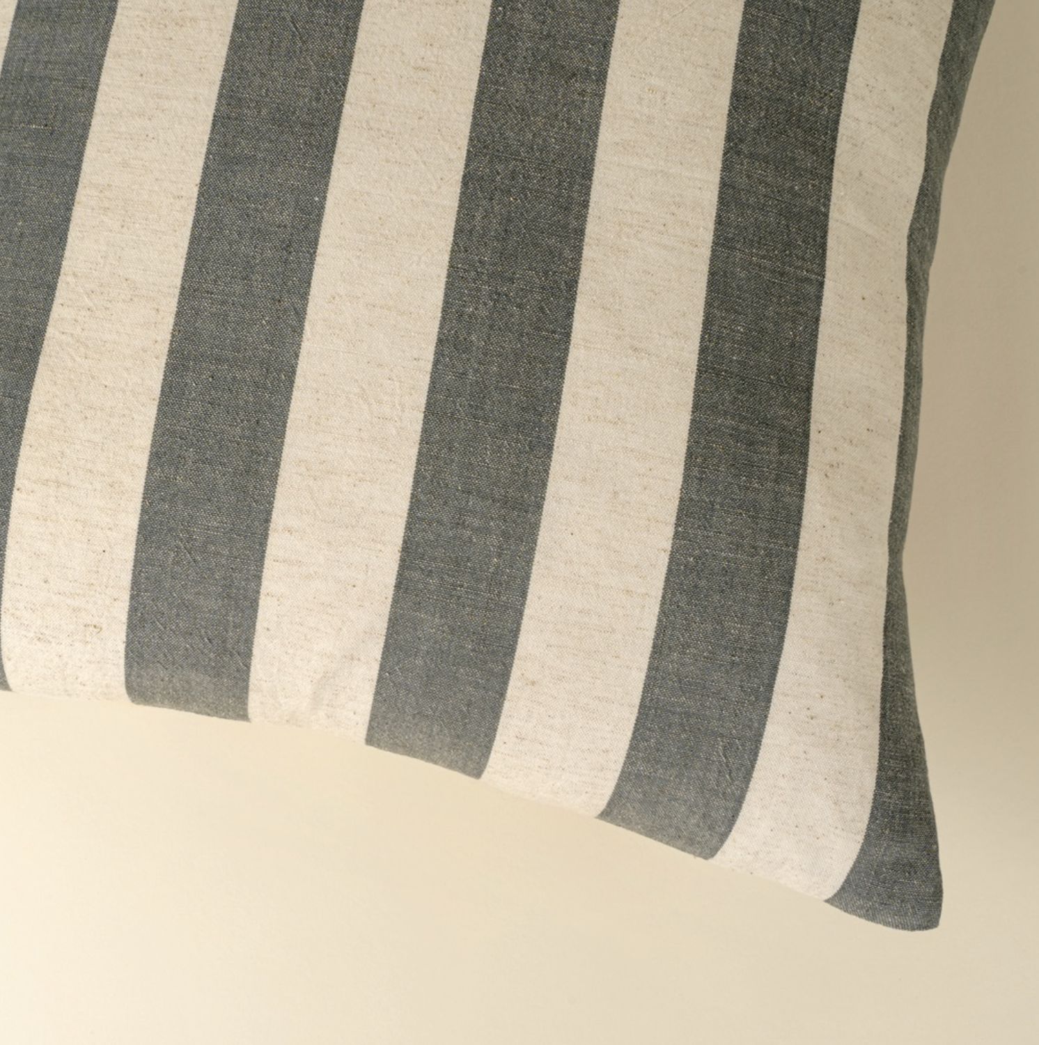 Wide Stripe Pillow | Slate