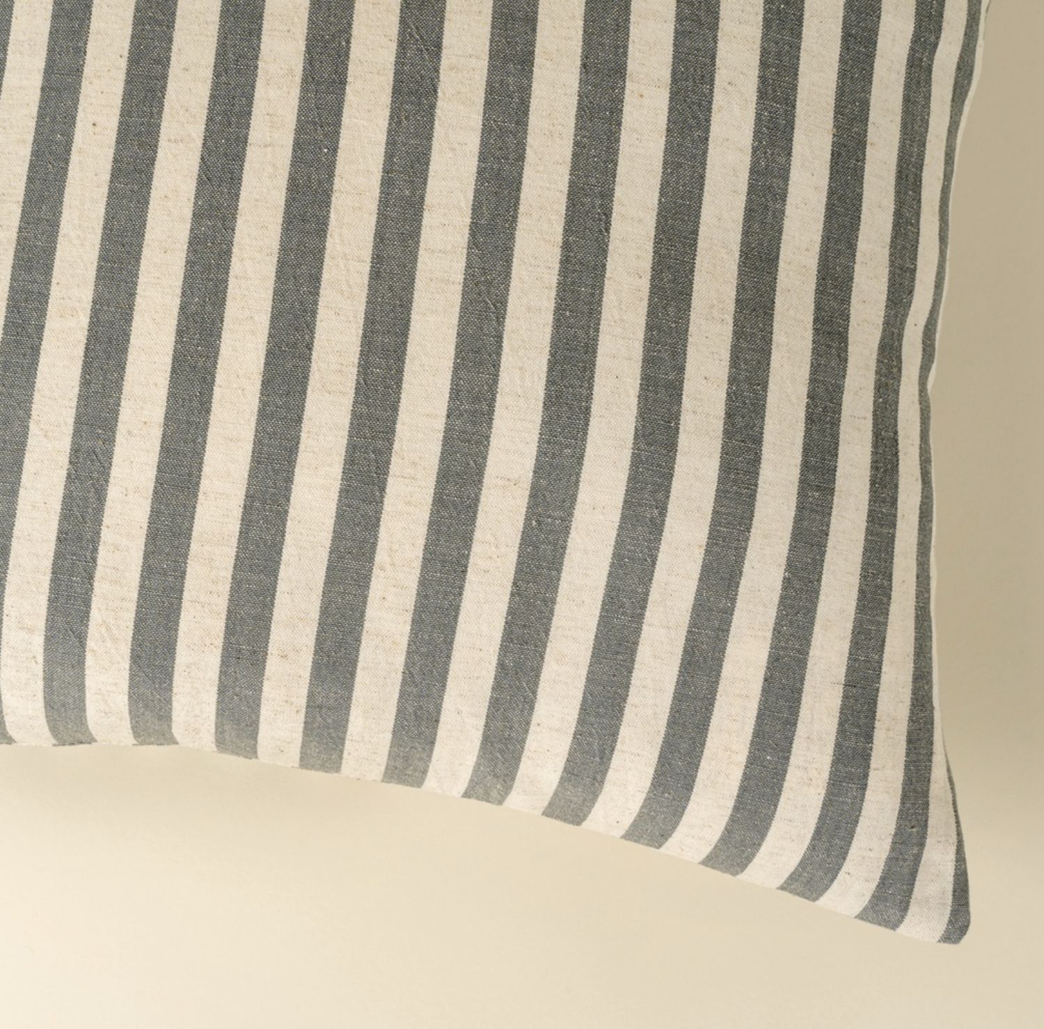 Narrow Stripe Pillow | Slate