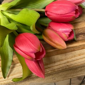 Real Touch Tulip Bundle | Rose
