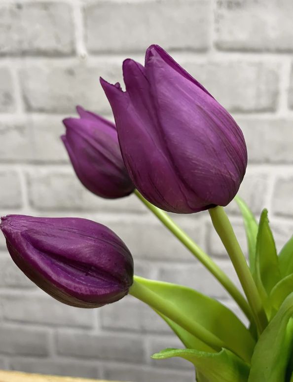 Real Touch Wild Tulip Bundle | Purple