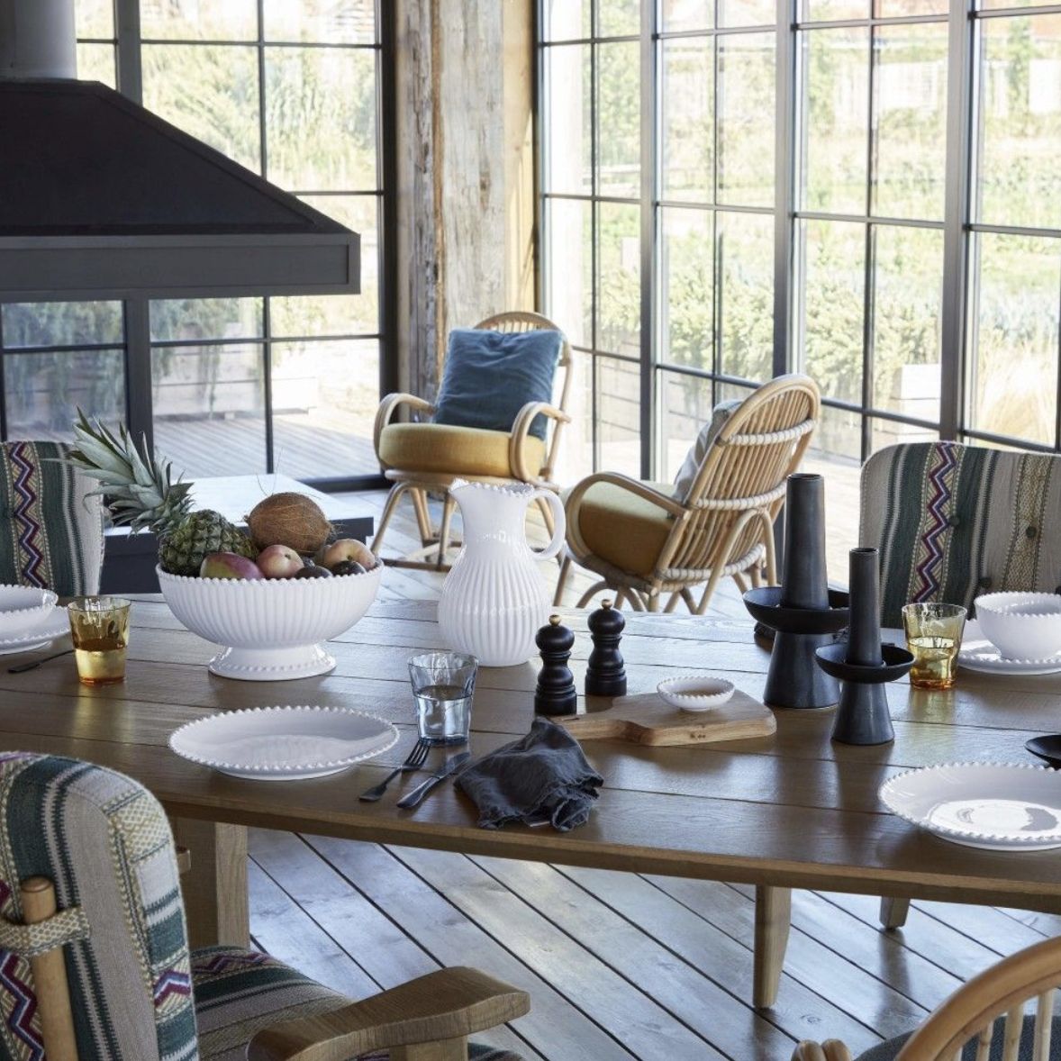 Pearl Kitchen Collection | White, Piece: Centerpiece Bowl