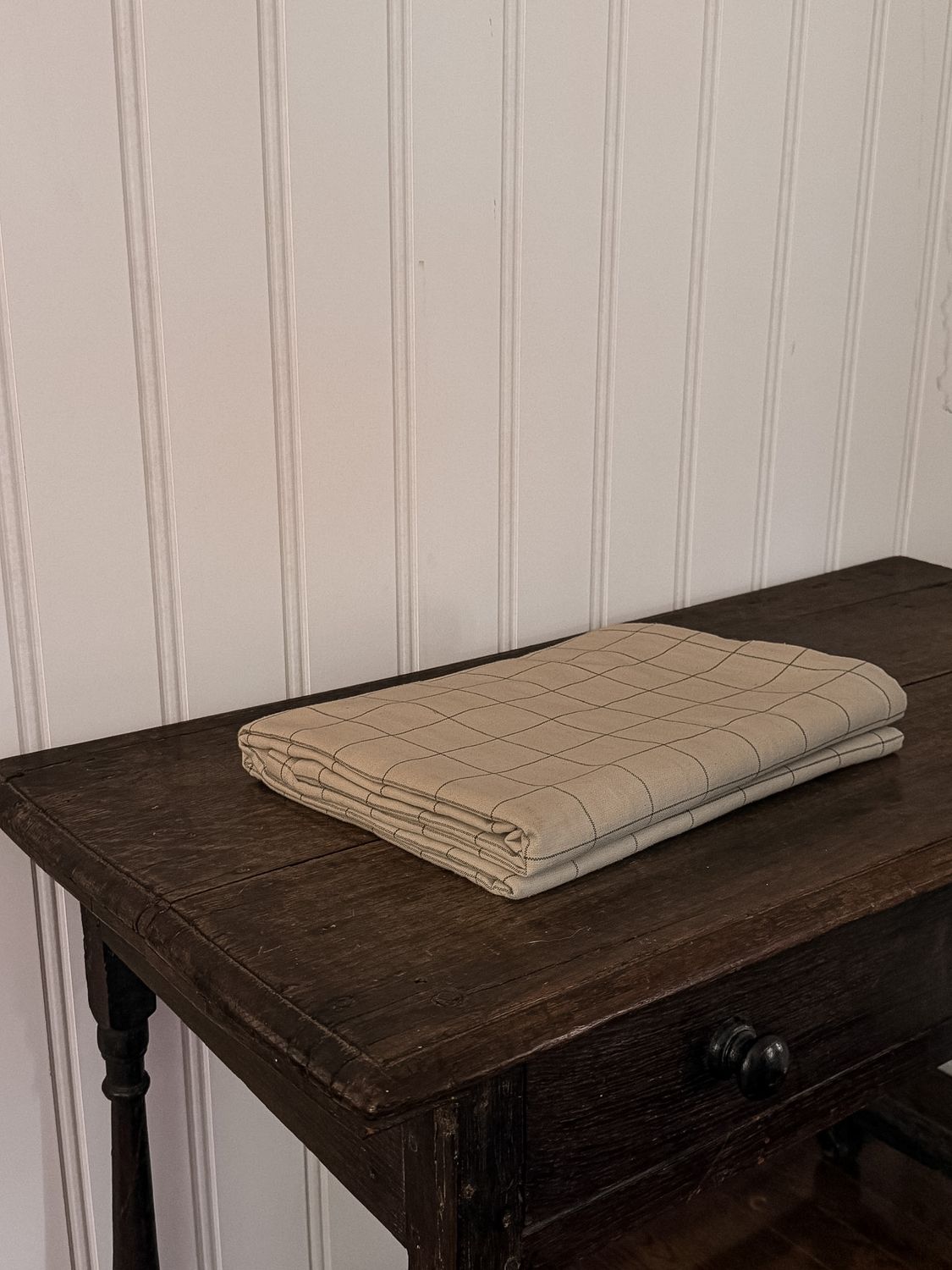 Window Pane Check Tablecloth