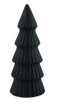Ceramic Black Tree | 3 Sizes, Size: Small