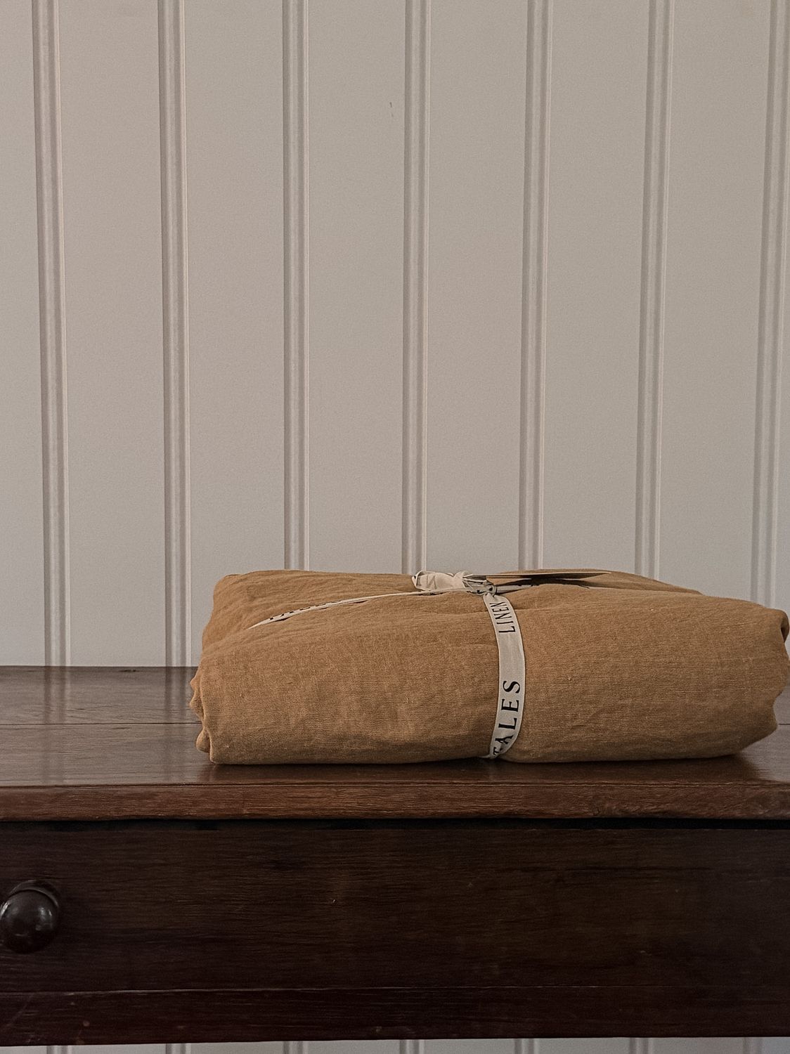 Linen Tales King Duvet Cover | Camel