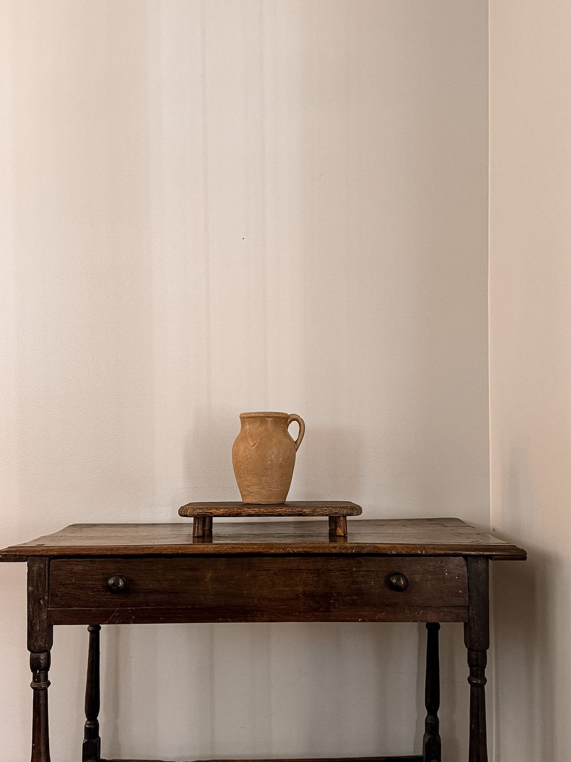 Brown Rhodes Pitcher Vase | Small