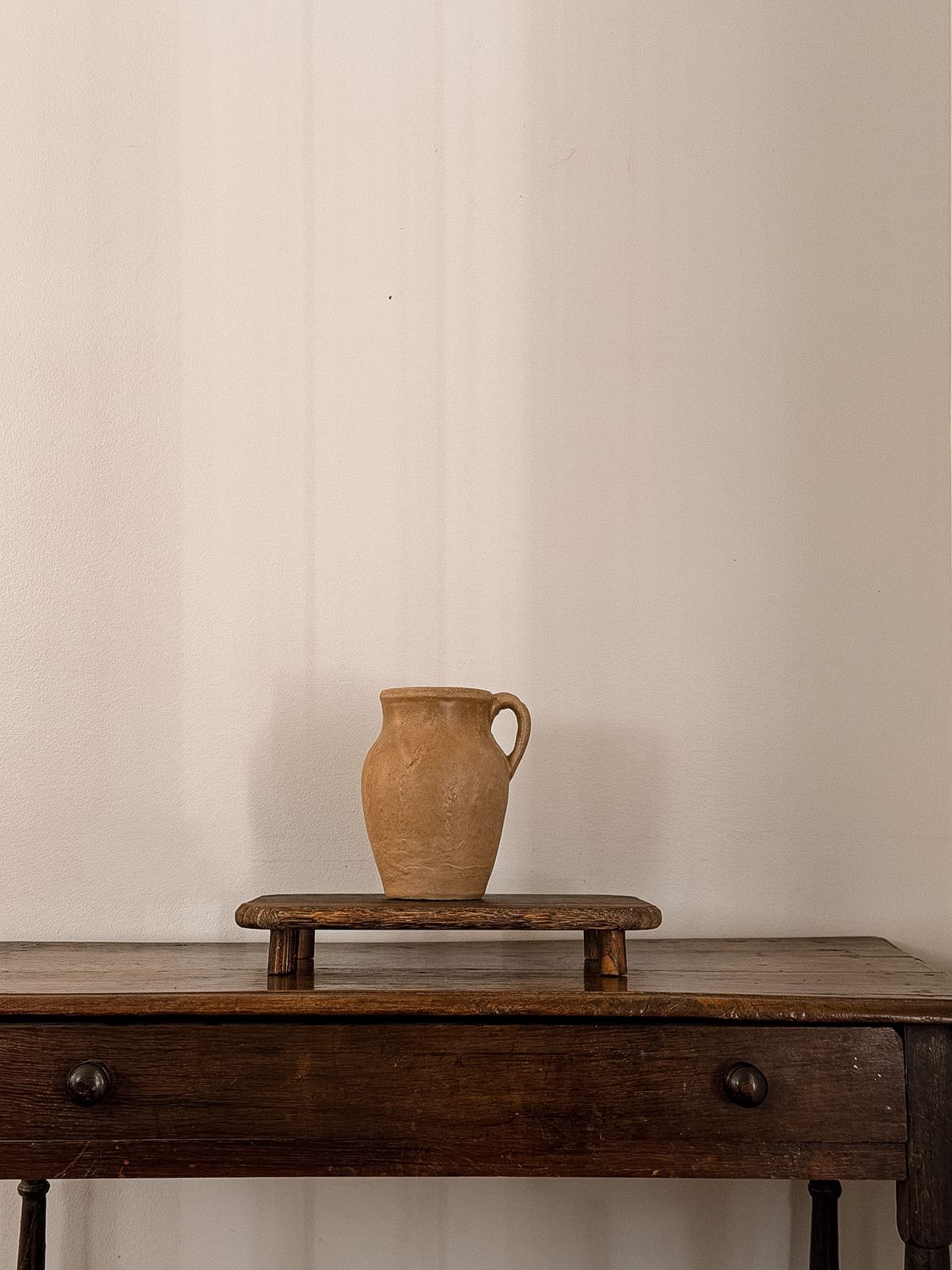 Brown Rhodes Pitcher Vase | Small