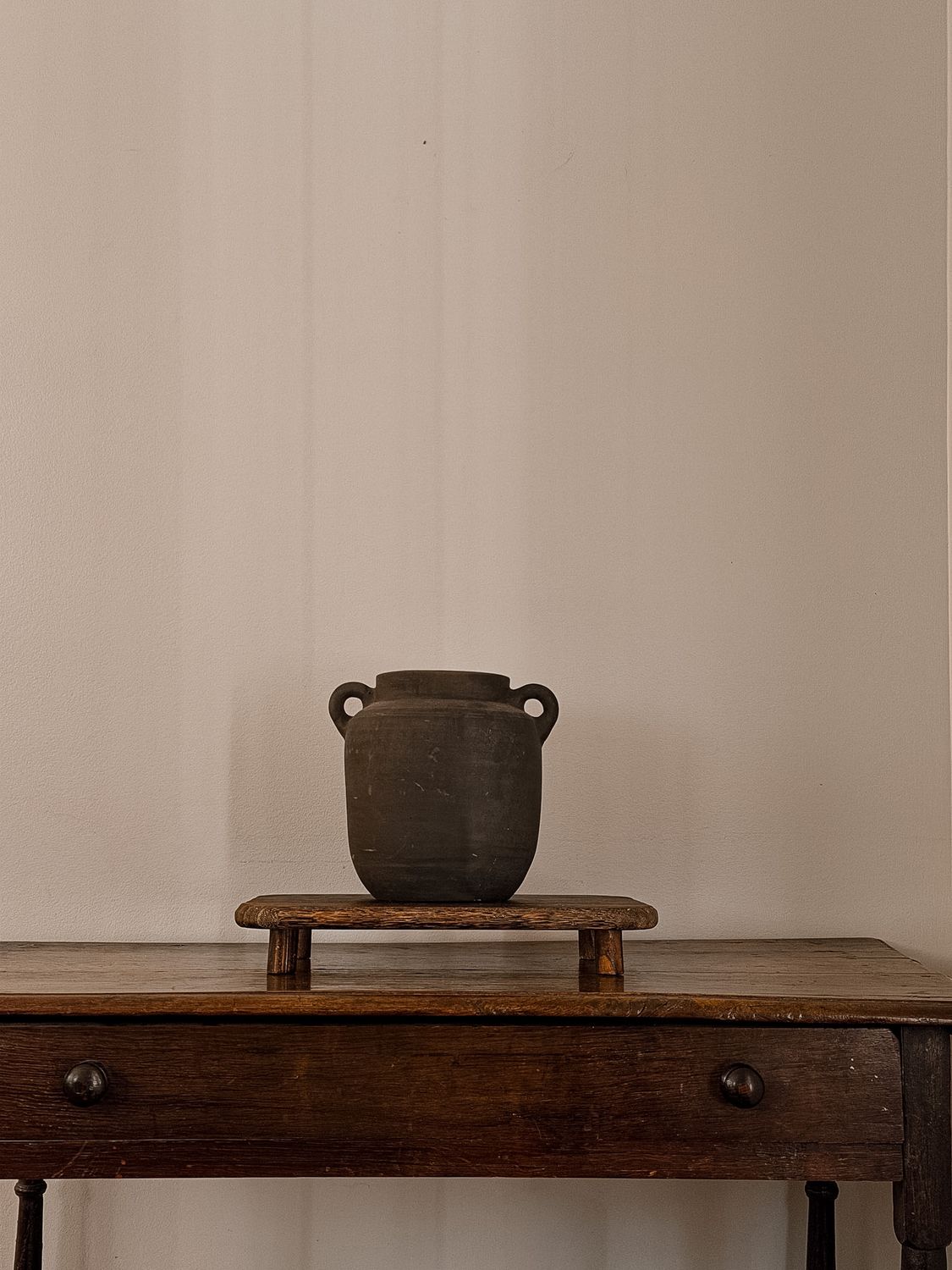 Burnt Terracotta Vase | Small