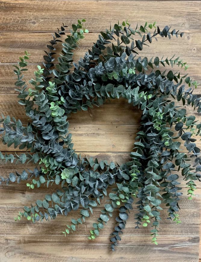 Blue Green Eucalyptus Wreath | 30"