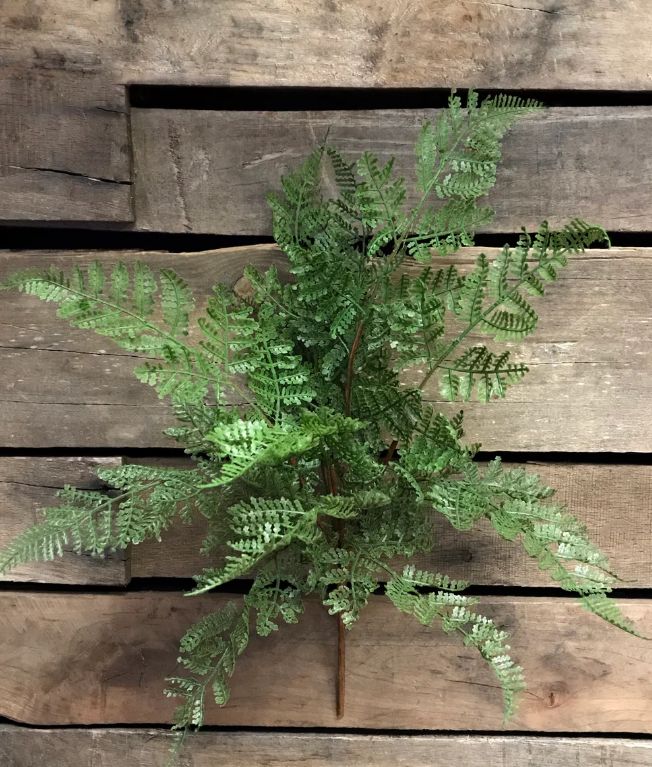 Real Touch Lace Fern Bush | 17"