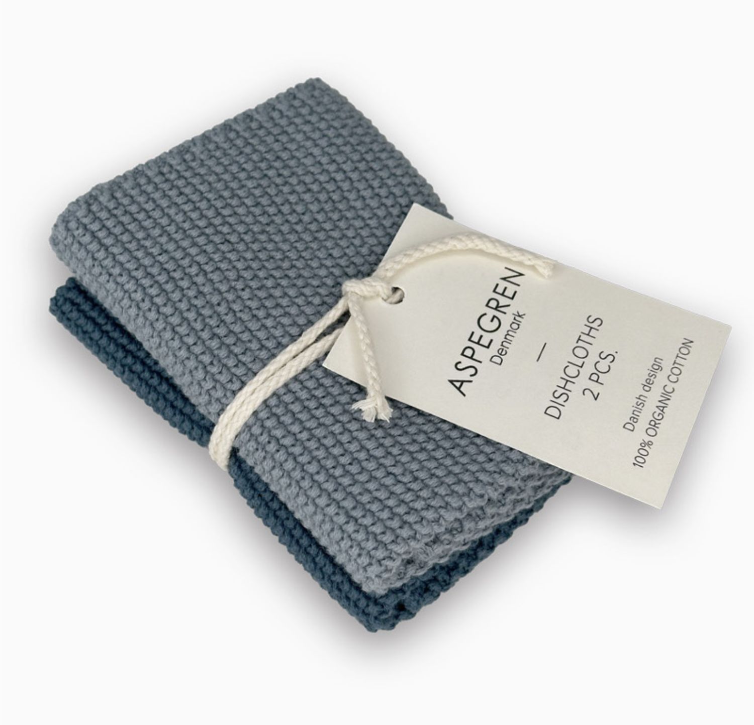 Aspegren Knitted Dishcloth | Blue