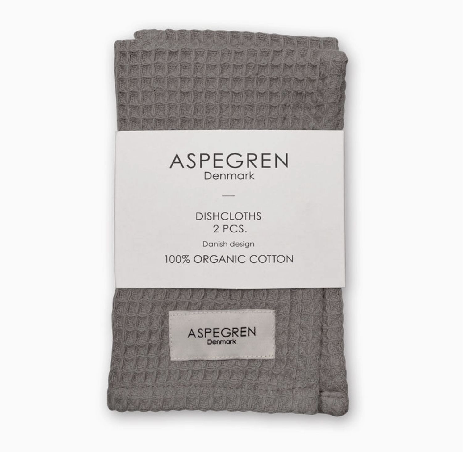 Aspegren Dishcloth Set of 2 | Dark Grey Aspegren Dishcloth Set of 2 | Dark Grey