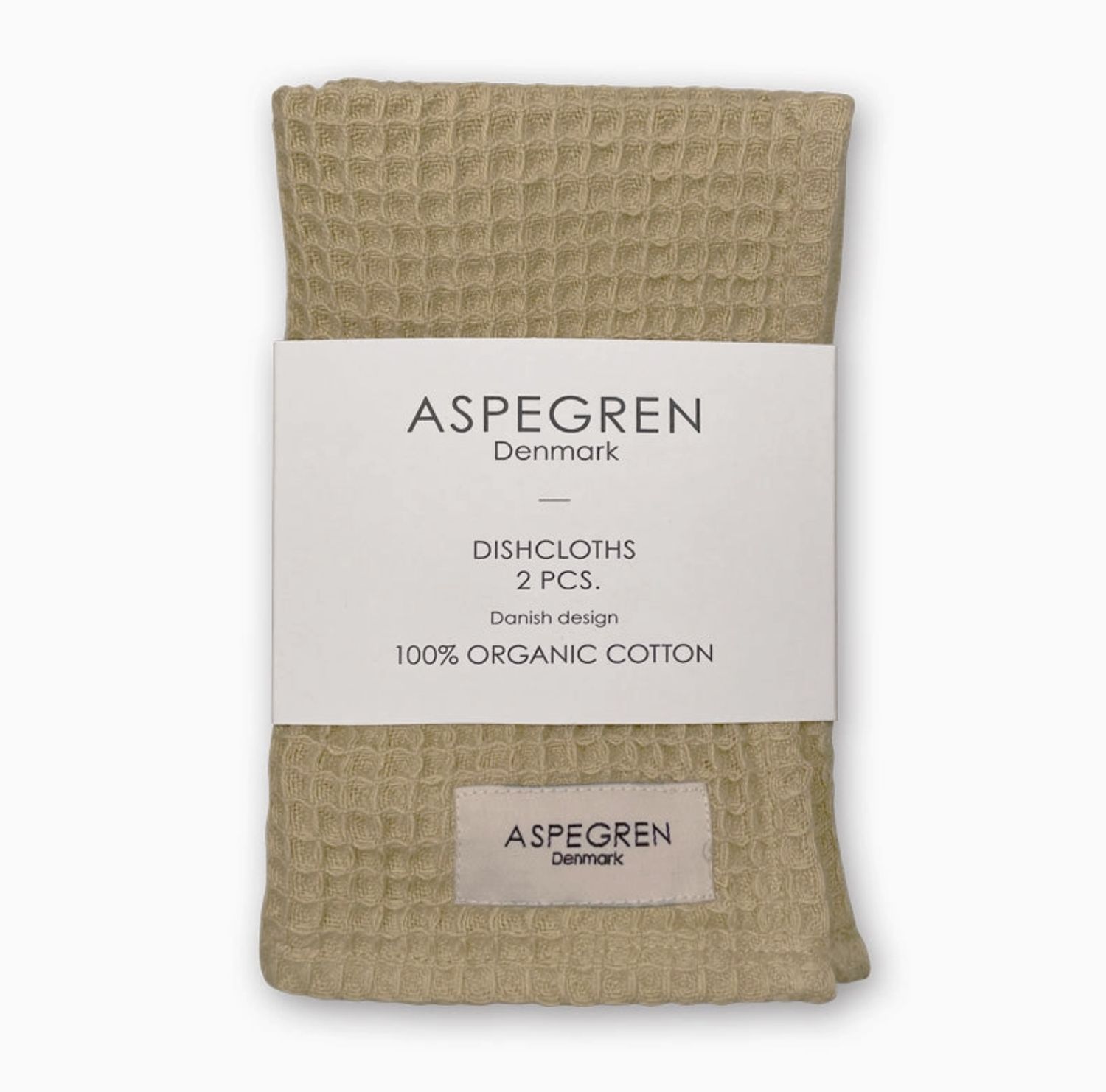 Aspegren Dishcloth Set of 2 | Khaki Aspegren Dishcloth Set of 2 | Khaki