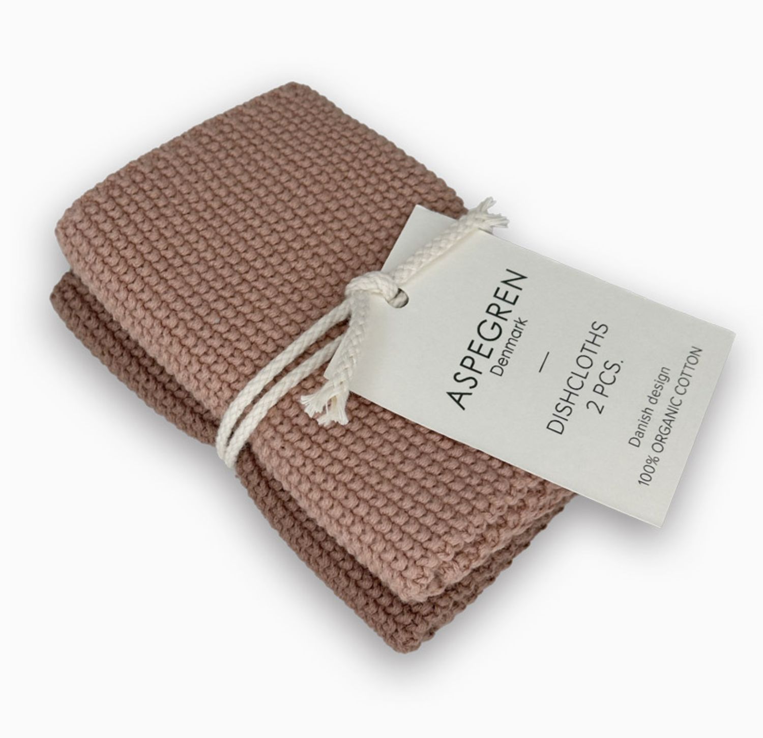 Aspegren Knitted Dishcloth | Rootbeer