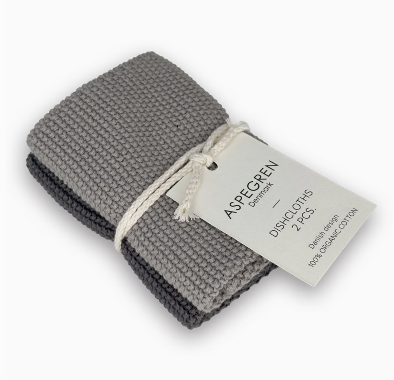 Aspegren Knitted Dishcloth | Gray