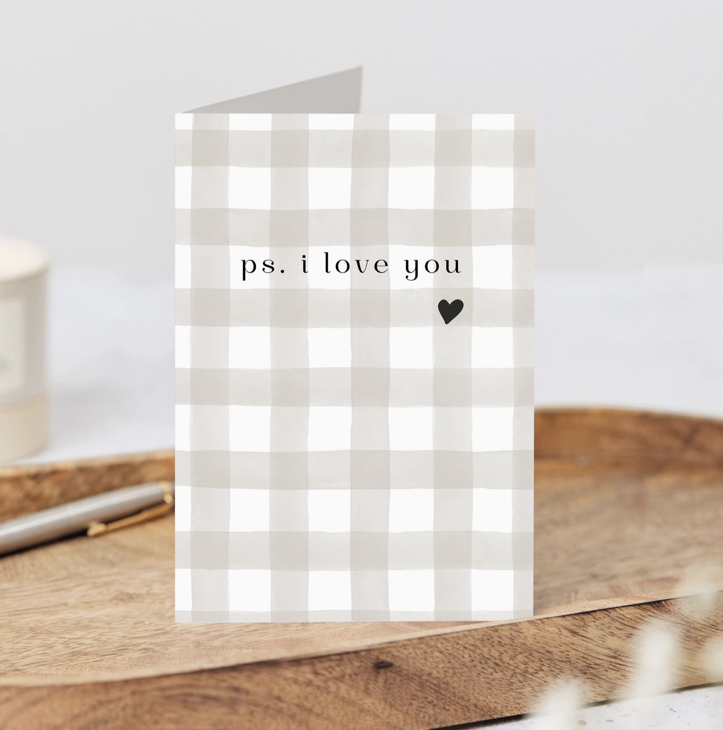 PS. I Love You Greeting Card